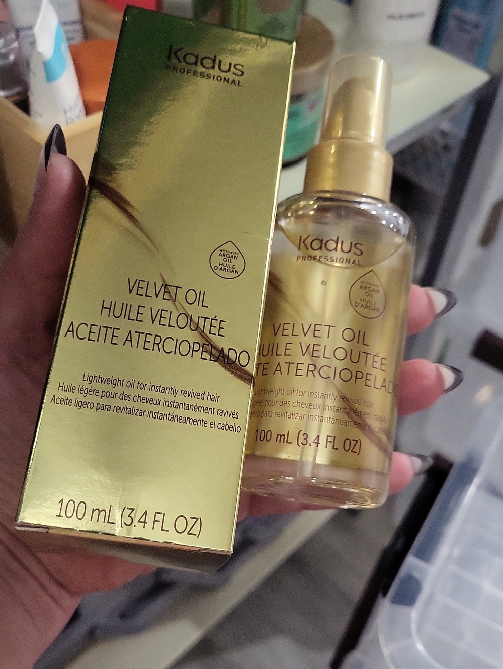 Velvet Velvet Oil Hair Serum - Gold
